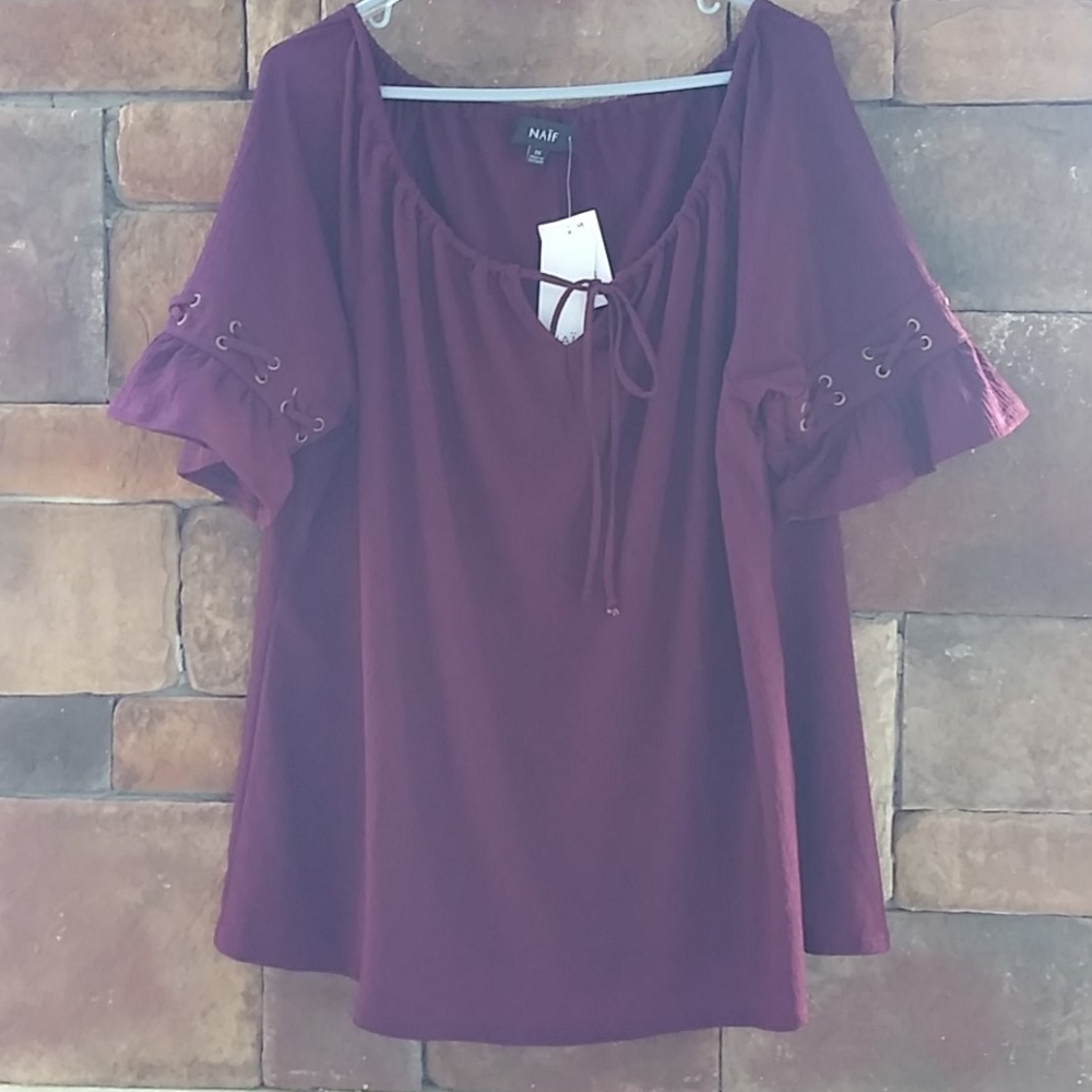 Dark purple Naif shirt